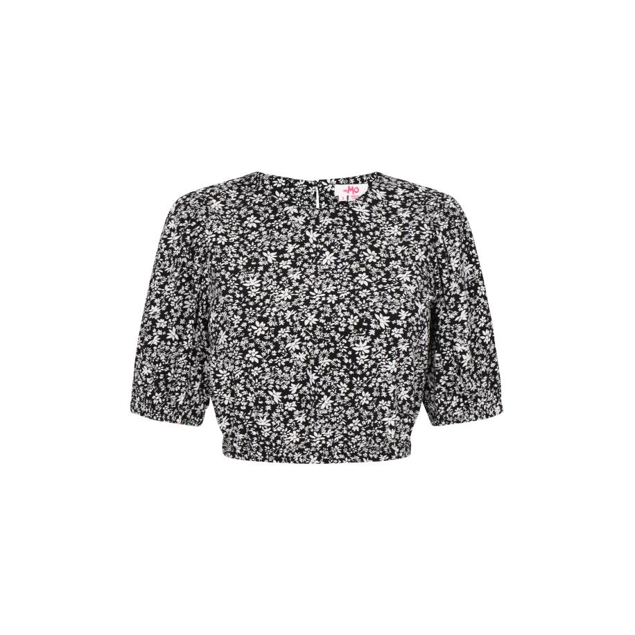 MYMO MYMO Blouse zwart / wit -