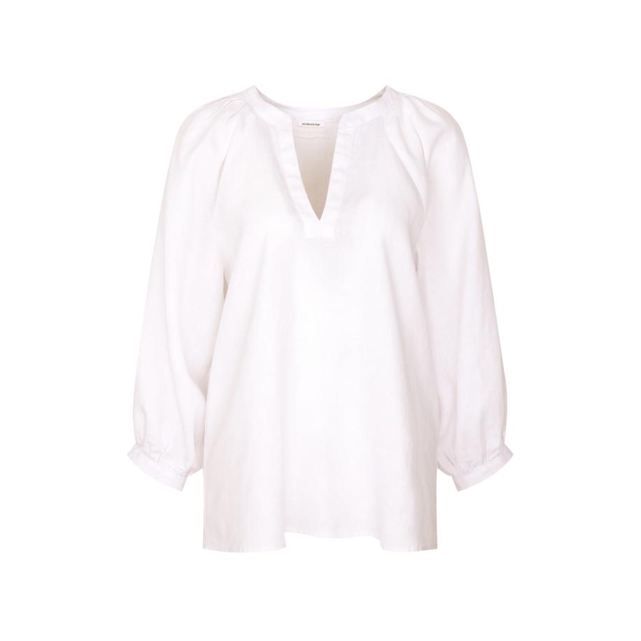 SEIDENSTICKER Blouse Schwarze Rose wit Wit