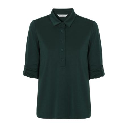 TATUUM Blouse FLEA donkergroen