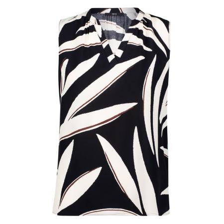 Zero zero Blouse crème / bruin / zwart