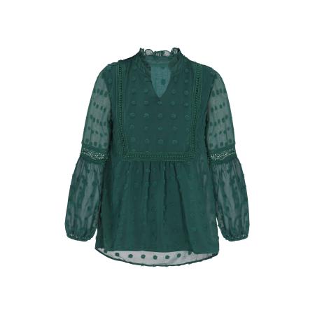 NAEMI Blouse donkergroen