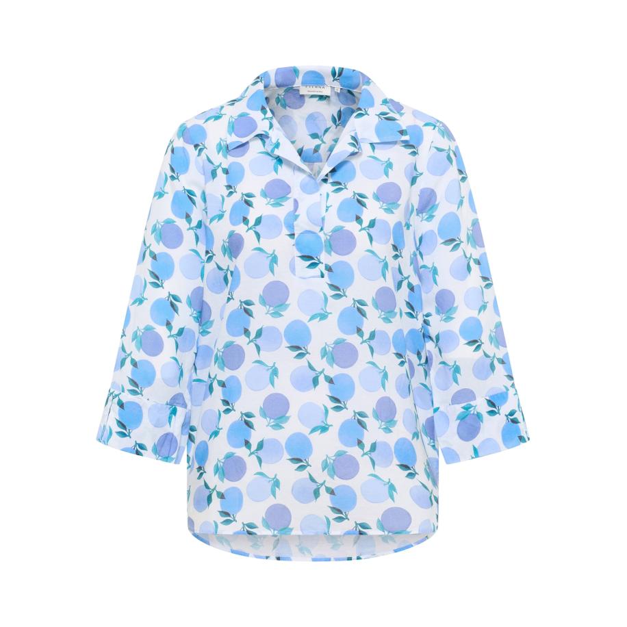 Eterna ETERNA Blouse blauw / wit -