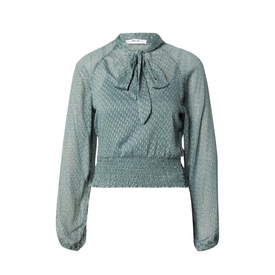 ABOUT YOU ABOUT YOU Blouse Rebecca donkergroen -