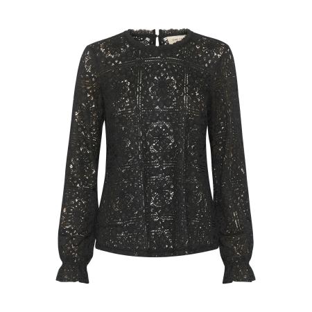 Cream Cream Blouse Tiley zwart