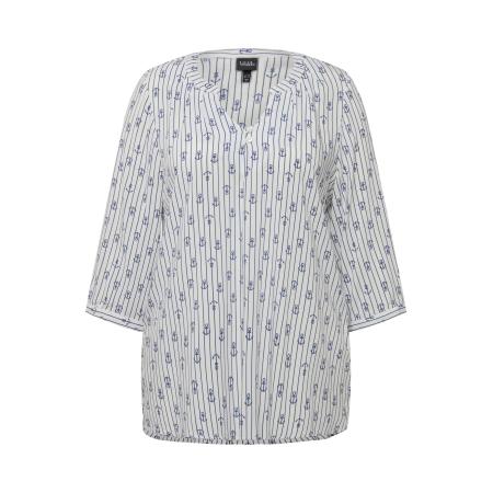 Ulla Popken Ulla Popken Tuniek navy / wit