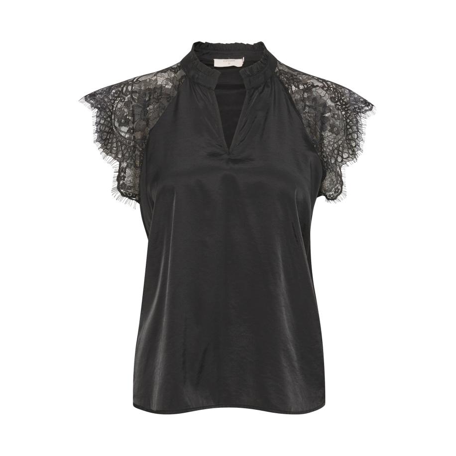 Cream Cream Blouse Nola zwart -