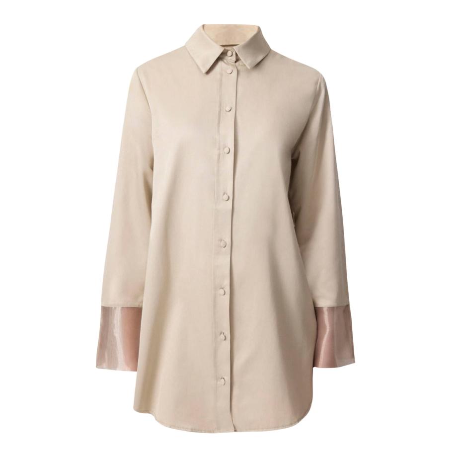 Touche Prive Touche Prive Blouse stone grey -