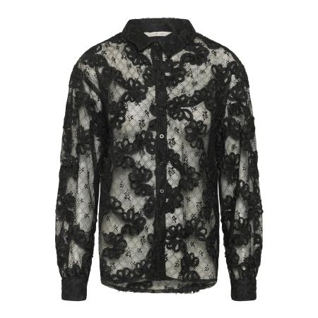 Cream Cream Blouse Rory zwart