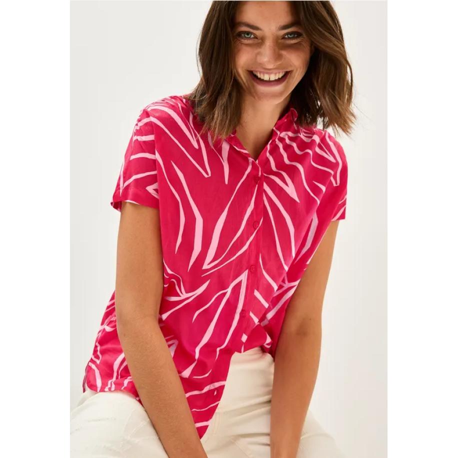 CECIL Lichtgewicht katoenen blouse Rood