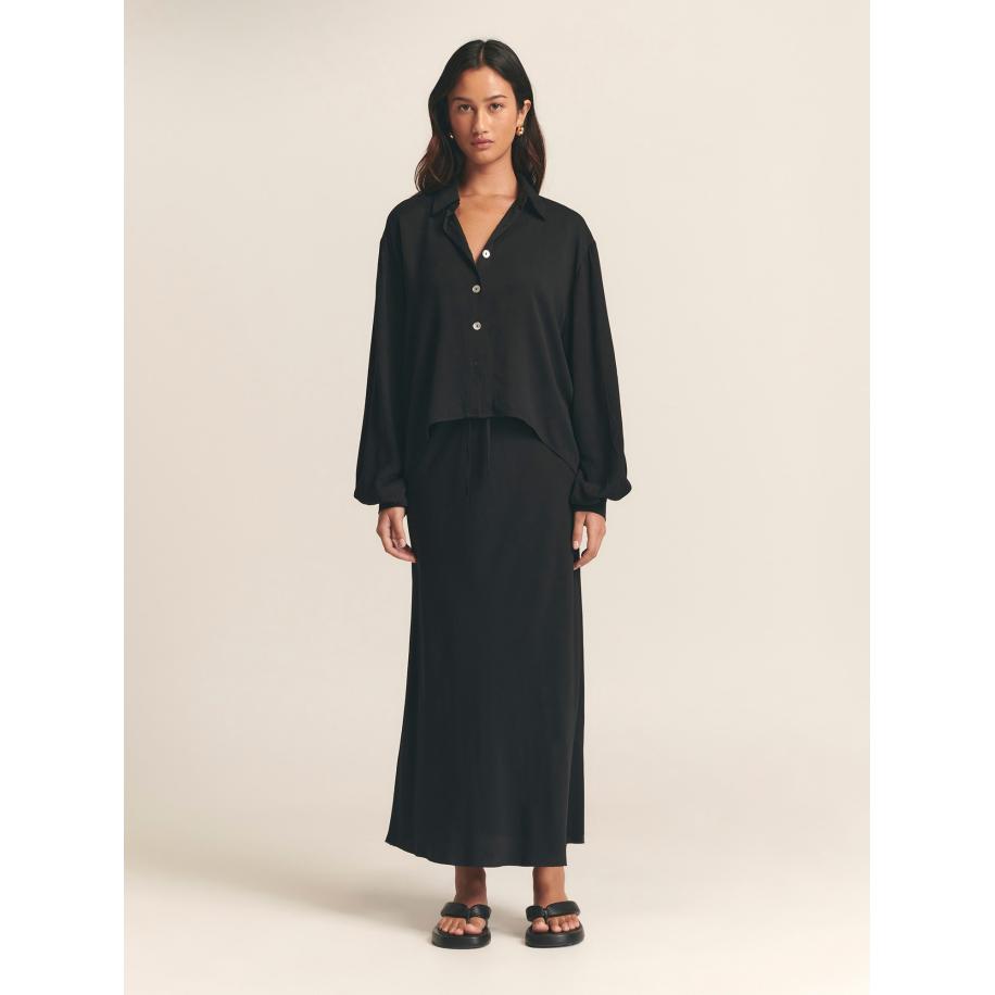 St MRLO Blouse Swansea zwart Zwart