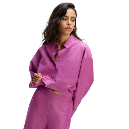 Refined Department Striped Cropped Blouse Lyloe