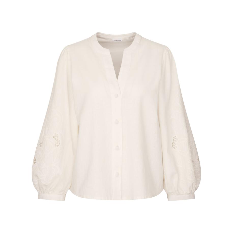 SEIDENSTICKER Blouse Schwarze Rose ecru Bruin