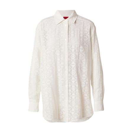 Hugo Boss HUGO Blouse bruin / wit