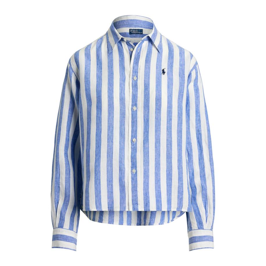 Polo Ralph Lauren Blouse blauw / wit Blauw