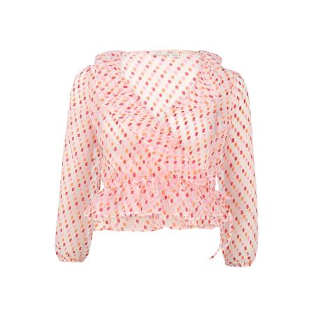 River Island River Island Petite Blouse ELLA mandarijn / fuchsia / poederroze / lichtroze