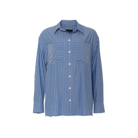 Elias Rumelis Blouse Azzalia royal blue/koningsblauw / pastelrood