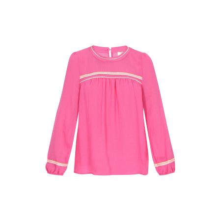 IZIA Blouse pasteelgeel / pink