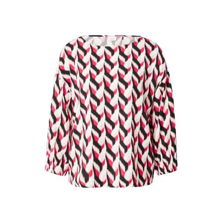 s.Oliver BLACK LABEL Blouse pink / oudroze / zwart / wit