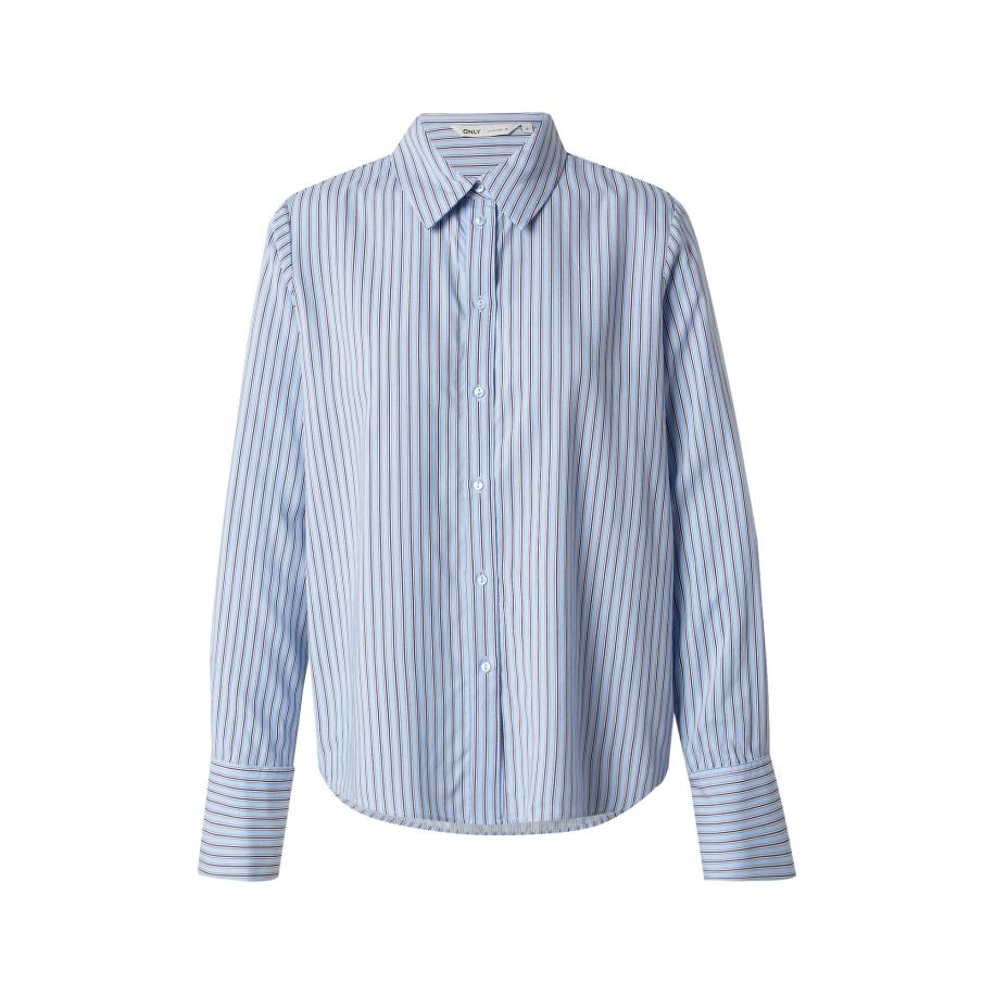 Only ONLY Blouse ONLBERIT beige / lichtblauw -