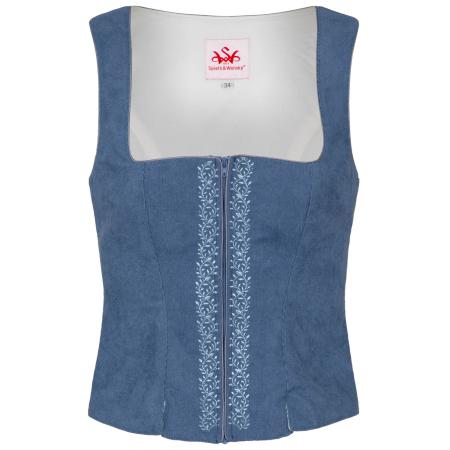 Spieth & Wensky SPIETH & WENSKY Klederdracht blouse blauw