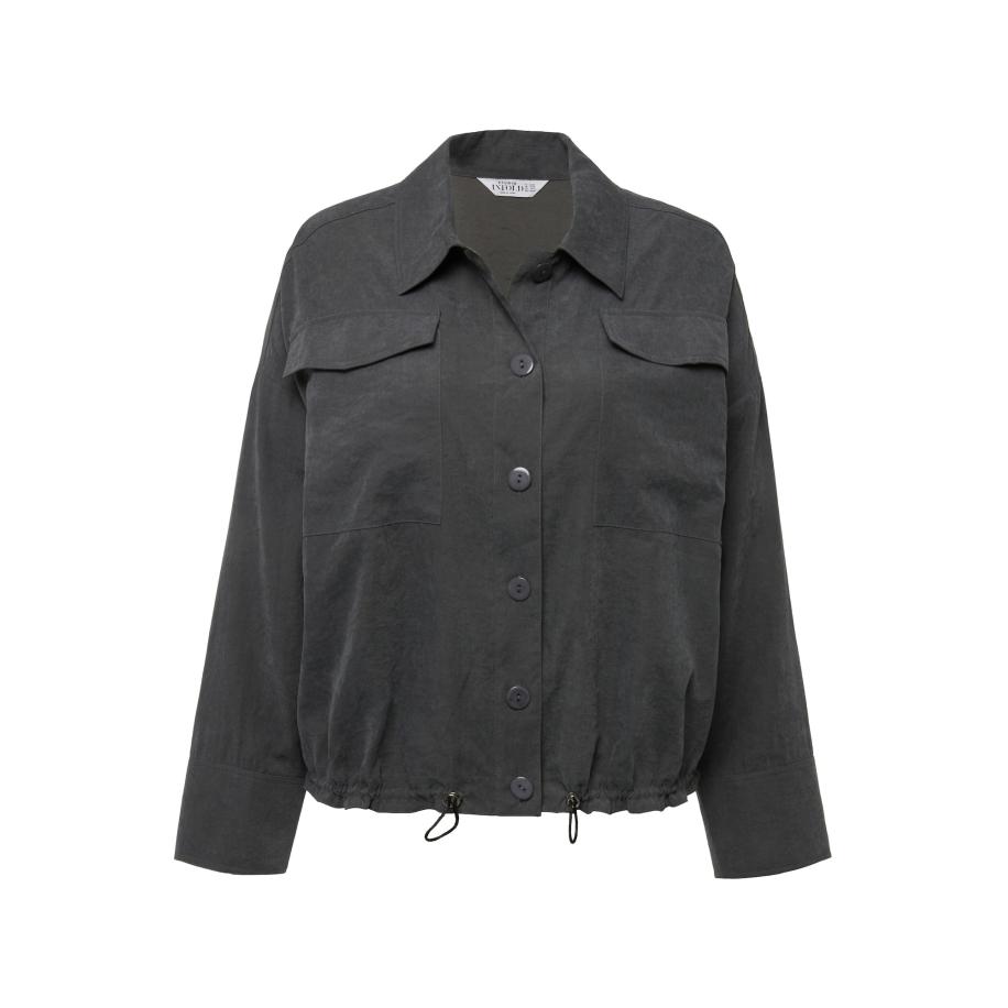 Studio Untold Studio Untold Blouse donkergroen -