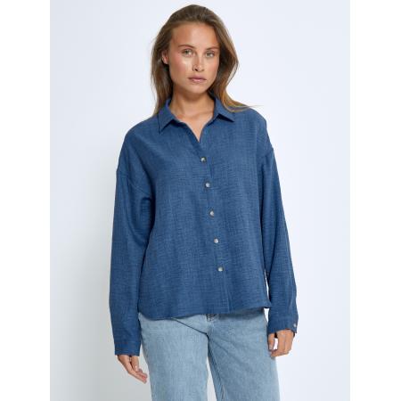 Peppercorn Peppercorn Blouse Gaby blauw gemêleerd