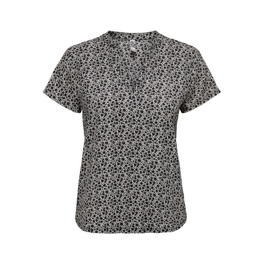 JDY JDY Blouse JDYLOTUS zwart / wit -