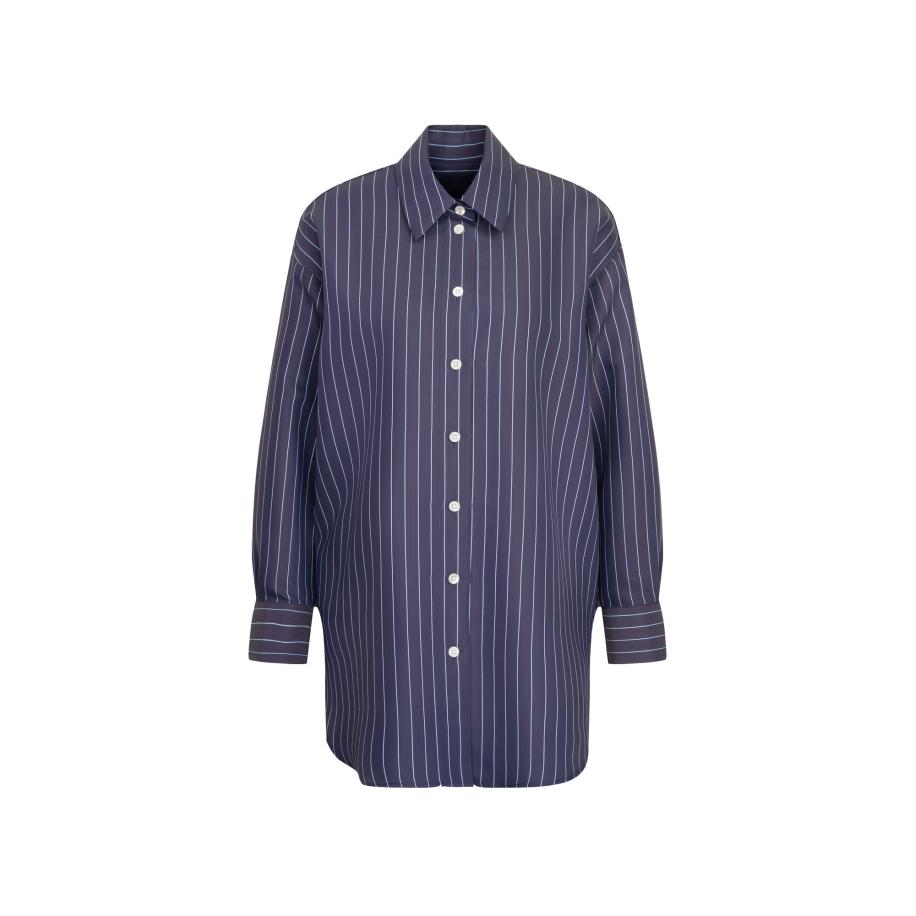 Seidensticker SEIDENSTICKER Blouse Schwarze Rose lichtblauw / donkerblauw -