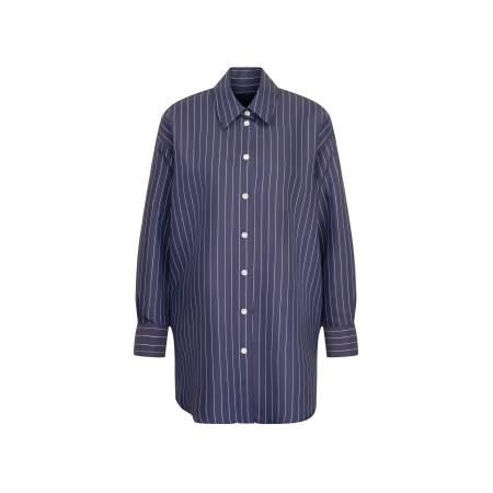 Seidensticker SEIDENSTICKER Blouse Schwarze Rose lichtblauw / donkerblauw