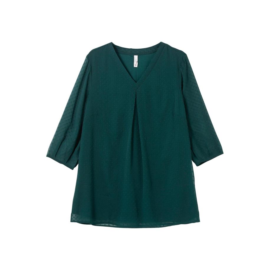 SHEEGO Tuniek donkergroen Groen