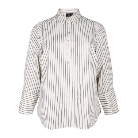 Zizzi Zizzi Blouse MSILLE grijs / wit