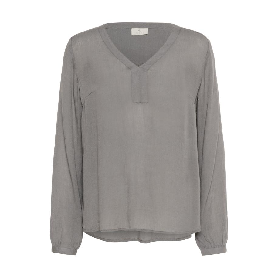 Kaffe Kaffe Blouse Amber rookgrijs -