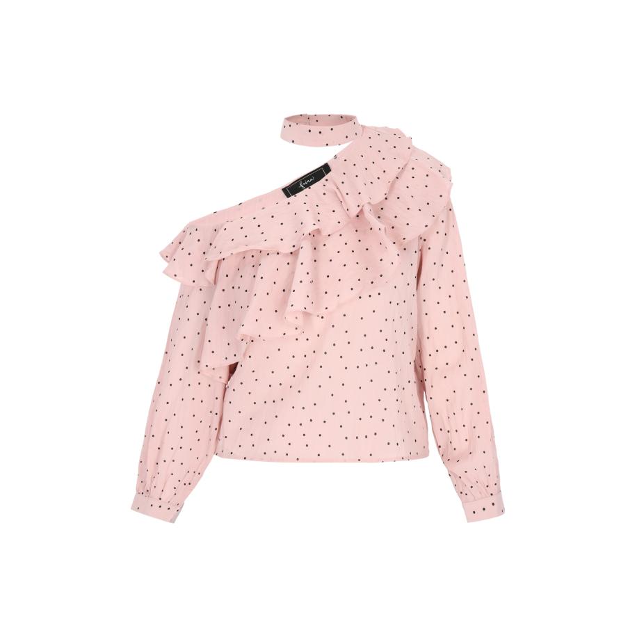 Faina faina Blouse rosa / zwart -
