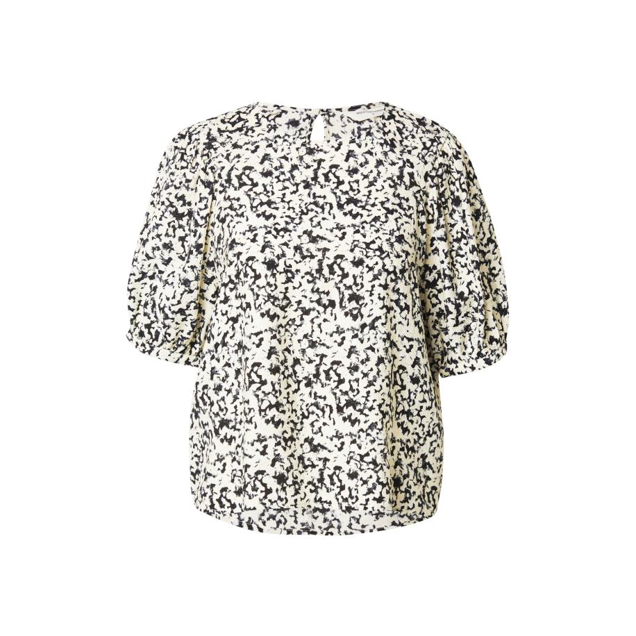 MSCH COPENHAGEN Blouse MSCHJusia beige / zwart Bruin