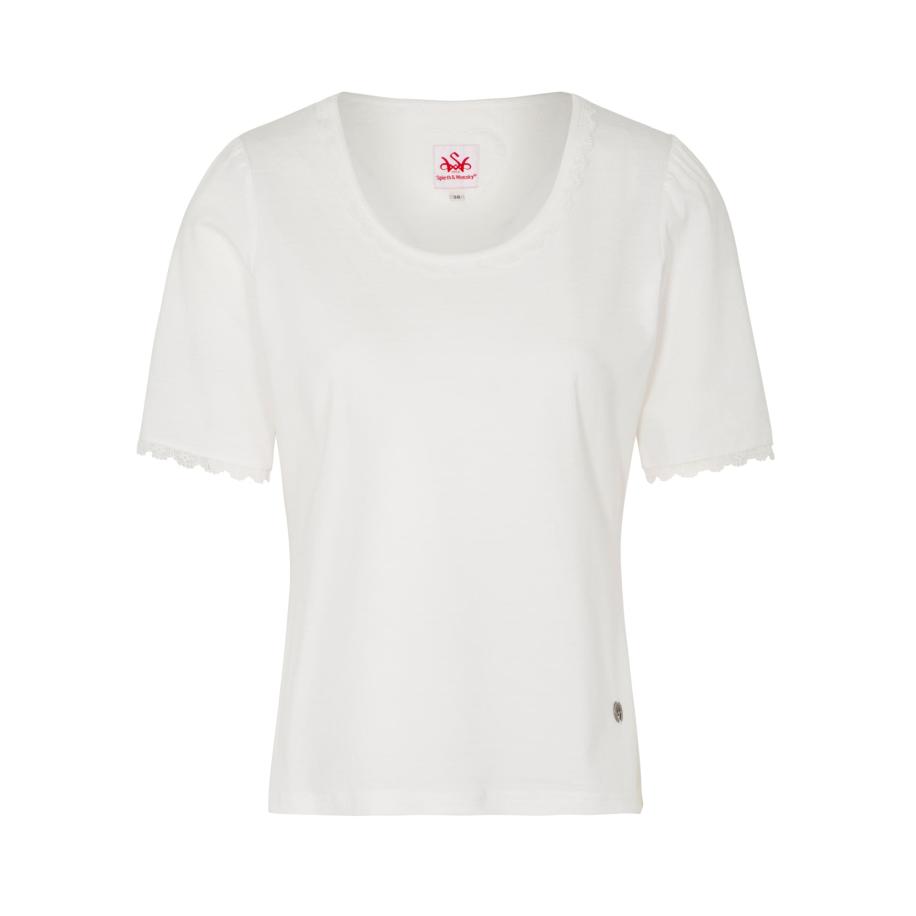 SPIETH & WENSKY Klederdracht blouse wit Wit