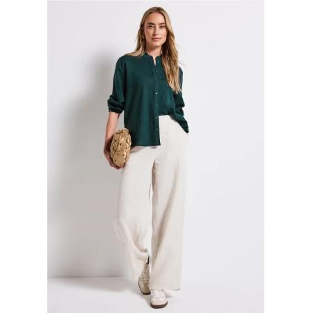 Street One Linnen blouse met ruches