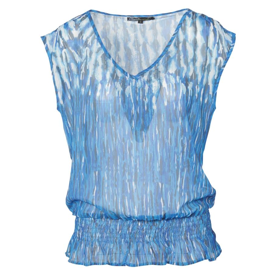 KOROSHI KOROSHI Blouse blauw / navy / wit -