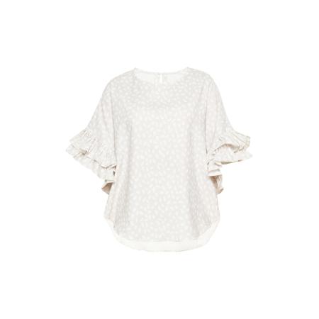 FELIPA FELIPA Blouse cappuccino / wit