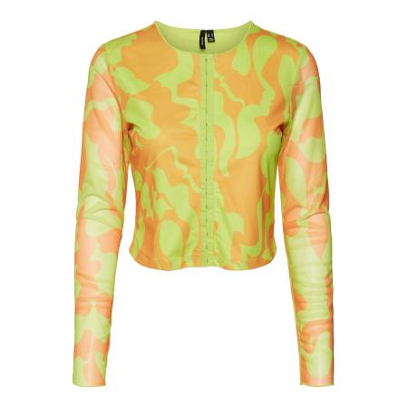 Vero Moda Vero Moda Collab Blouse Joann limoen / oranje