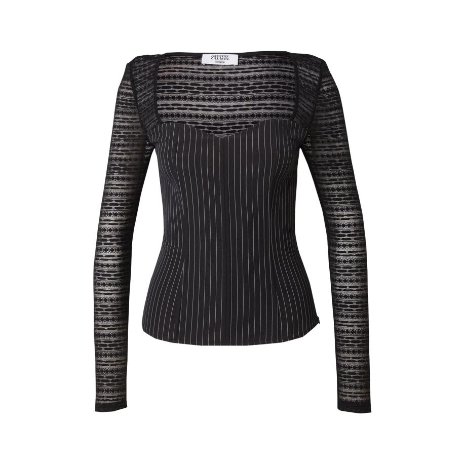SHYX SHYX Blouse Chani zwart / wit -