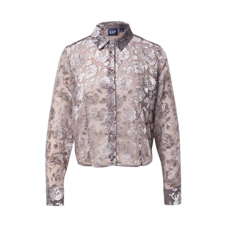 GAP GAP Blouse brokaat / zilvergrijs