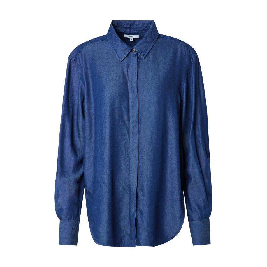 Mbym mbym Blouse Dalinna blauw denim -