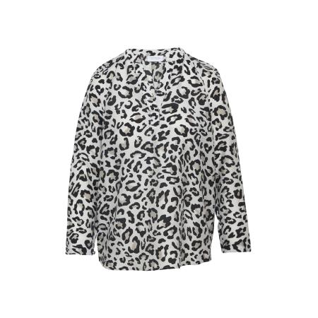 Comma COMMA Blouse grijs / zwart