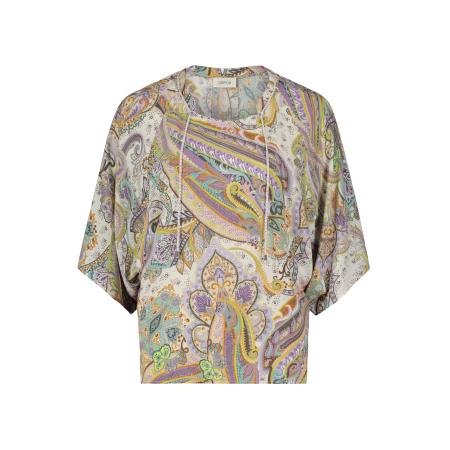 Cartoon Cartoon Blouse groen / olijfgroen / lila / sering