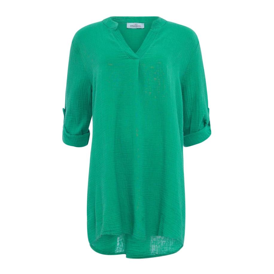 zwillingsherz Zwillingsherz Tuniek Amelie groen -
