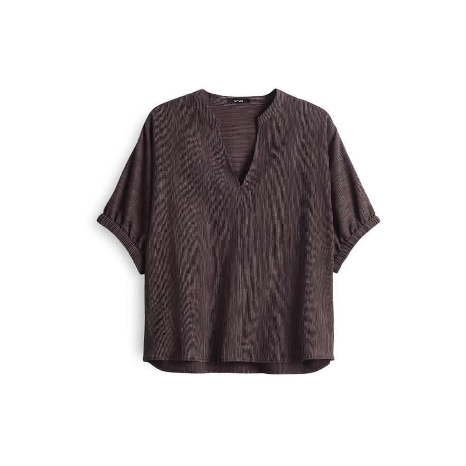 OPUS OPUS Blouse Farula donkerbruin / taupe -