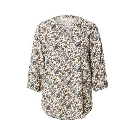 Soyaconcept Soyaconcept Blouse SAMEA nude / opaal / olijfgroen / wit