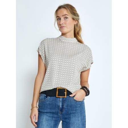 Peppercorn Peppercorn Blouse Gabriella ecru / zwart