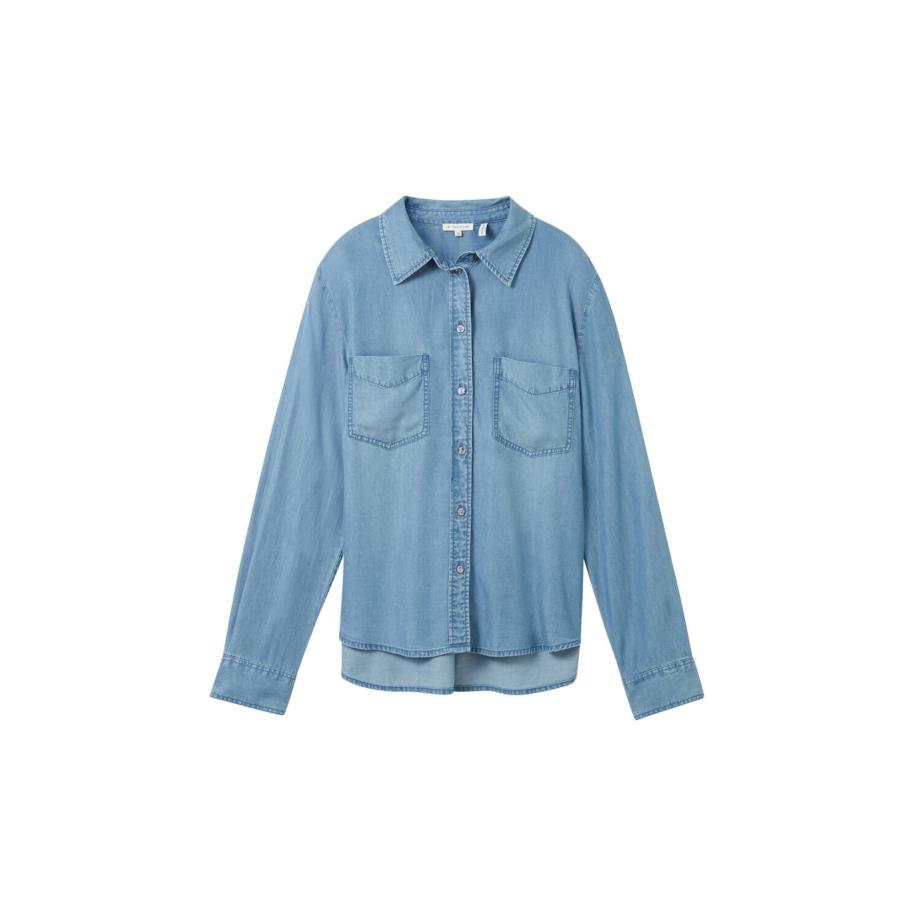 Tom Tailor TOM TAILOR Blouse blauw denim -