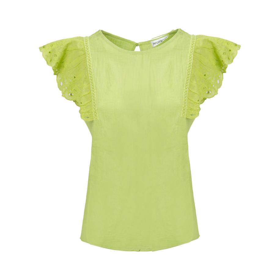 Influencer Influencer Blouse limoen -